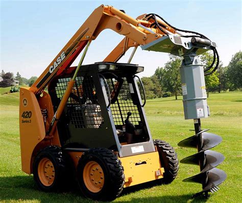 skid steer attachment vertical plumb|skid steer auger sizes.